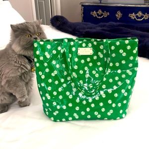 Kate Spade tennis motif carryall bag or tennis bag:)